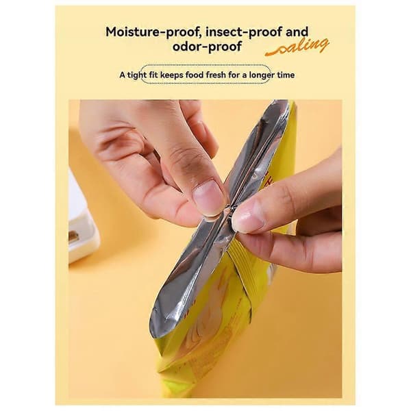 Liten forseglingsmaskin Snacks Laminator Hjemmebruk Plastpose Matkonservering Vakuumforsegling Rosa Pink