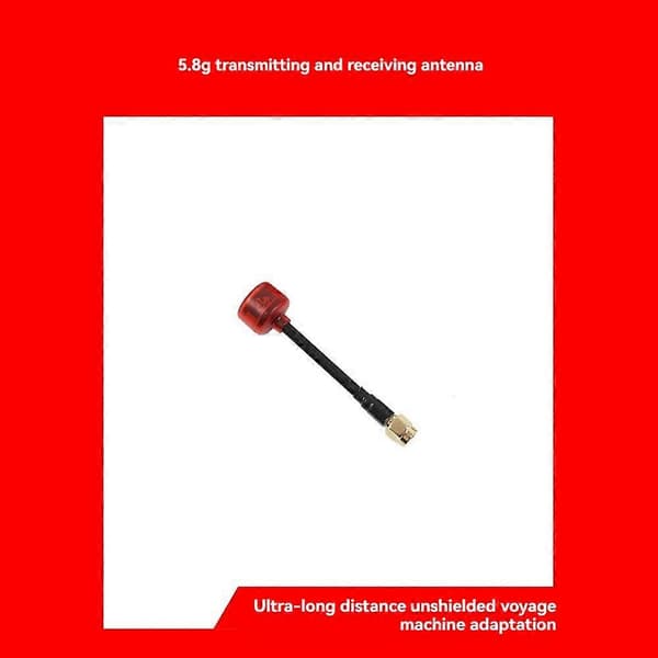 2 STK FPV 5.8G Antenne RHCP Antenne VTX VRX Antenne Langdistance Antenne Stikadapter til RC FPV