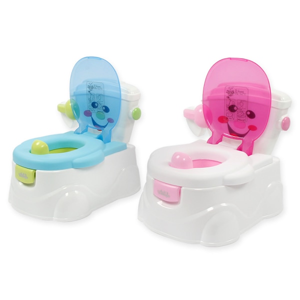 Animoidut mallit ble vauvan potta, lasten WC-istuin, harjoitus oraali lapsille ja lapsille, WC Blue