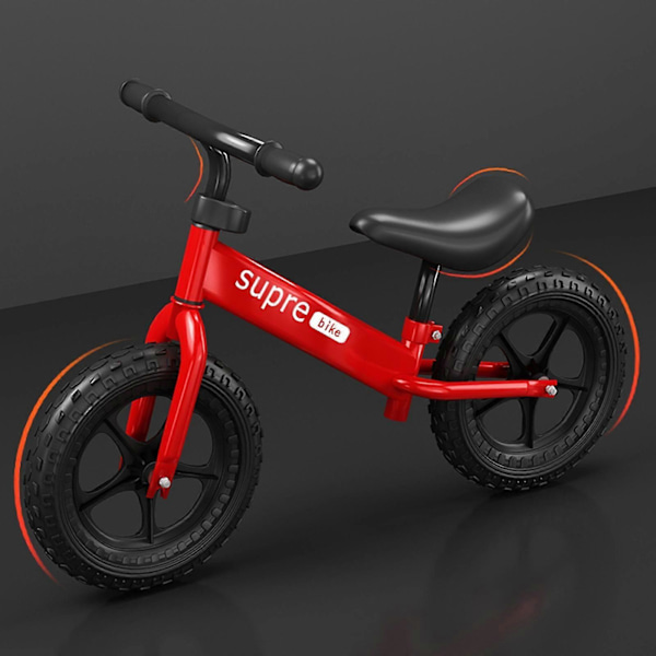 Balanscykel för Barn Utan Pedaler Träningscykel Leksaker För 2-6 År Gamla Barn Småbarn Black