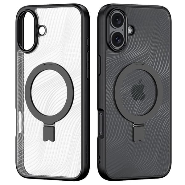 DUX DUCIS Aimo Series Mobilcover til iPhone 16 Plus TPU+PC - Sort