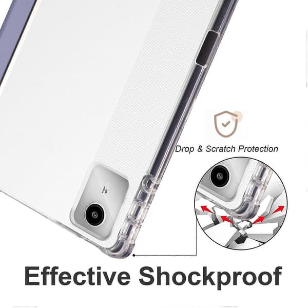 3-fold Læder Etui Til Lenovo Tab M11 / Xiaoxin Pad 11 2024 Purple