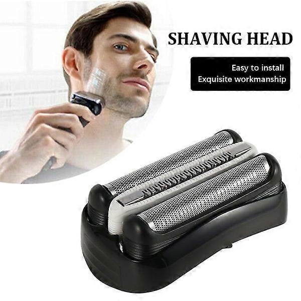 Erstatningshoved til barbermaskinekassette, kompatibel med Braun Series 3 320S, 310S, 330S - 32B, 21B