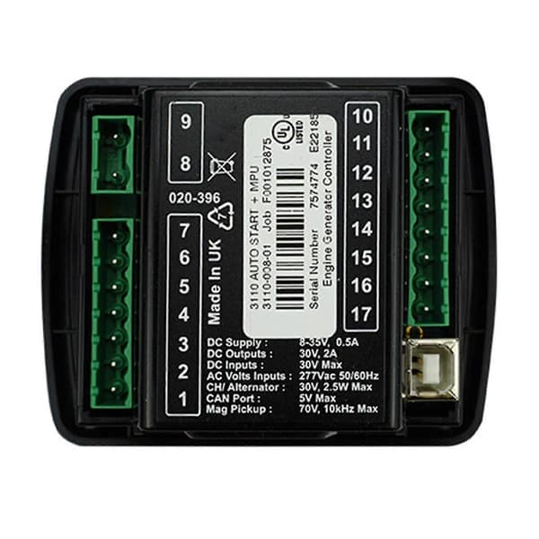DSE3110 Erstatning Automatisk Spenningsregulator AVR for Generator Strømstabilisator Dynamo Del