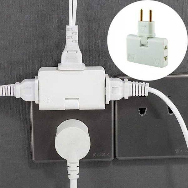 Pakkaus 4/2/1 Litteä Monipistorasia 3 Pistorasiaa | CE-merkitty 250V Maadoitettu 16A 4pcs