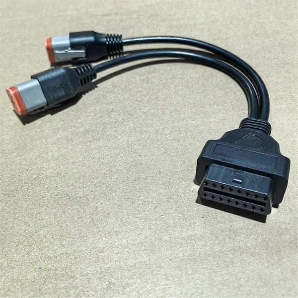 Til motorcykel 6-benet 4-benet til OBD2 16-benet adapter diagnostisk scanner adapter As Shown