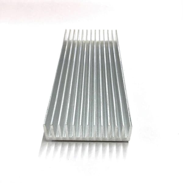 3 stk. Effektforstærker Køleplade Køleprofil 100x40x11mm