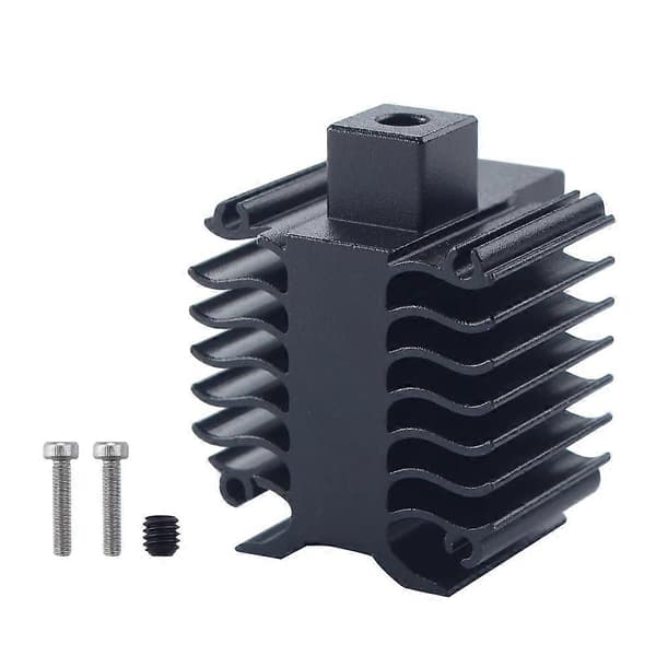 Metal køleplade radiator til Ender 3 V3 printhoved ekstruder endehalsrør køletilbehør Black