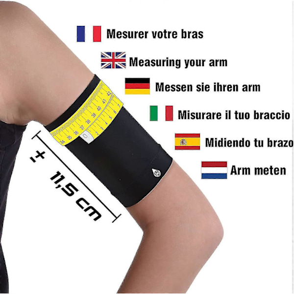 Ultratynd Manchet til Freestyle Libre, Medtronic, Dexcom eller Omnipod Blodsukkersensor - Komfortabelt og Genanvendeligt Diabetiker Pandebånd.