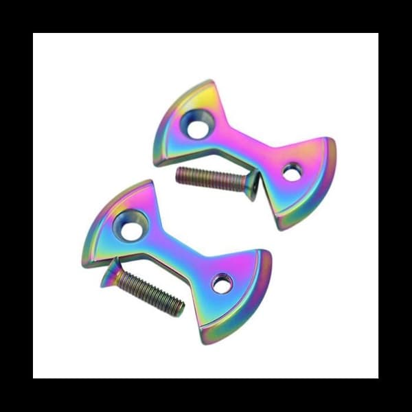1 Titanium cykelpedal buet cykelpedalplade til Zero Light Action skruebolt, 2