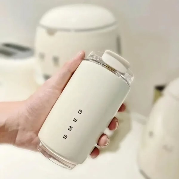320 ml Isolerad Latte Mugg, Lågt Estetiskt Värde, Anti-fall, Dubbelväggig, Vakuumisolerad