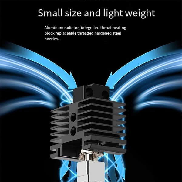 För Bambu Lab Hotend med munstycke för Bambu Hotend Cht-munstycke för Bambu Labs P1S X1 Carbon P1P Termistor Skrivhuvud