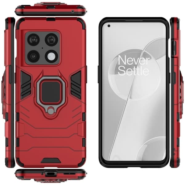 OnePlus 10 Pro 5G Skal Ring Hybrid Röd 45