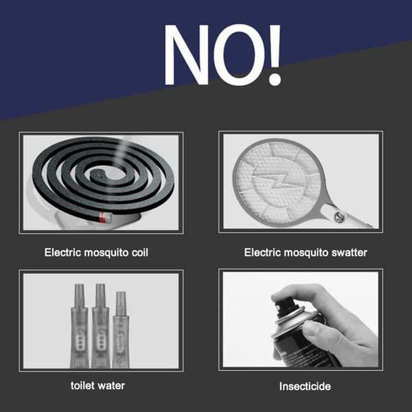 1 elektrisk insektsfälla, lågförbrukande LED, USB-laddning, för sovrum, kök, kontor.