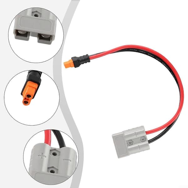 Adapterkabel Koble din bærbare kraftstasjon til Anderson og XT60i parallelt (30 cm)