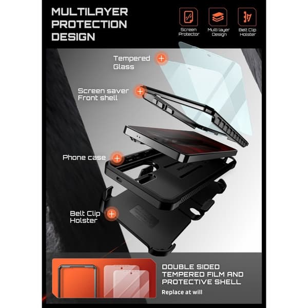 Supcase Galaxy S26 Ultra Case Unicorn Beetle Incl. 2-PACK Screen Protectors 260