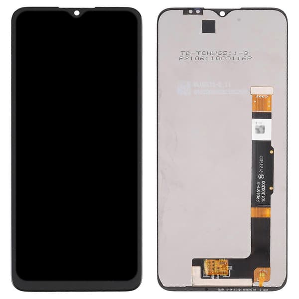 KOMPATIBEL LCD-skærm og Digitizer Fuld Samling Til TCL 30E / 30 se Til TCL 30E / 30 se (Original) Not Specified