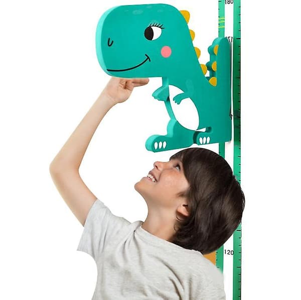 [LCS] 3D Kids Growth Magnetic Height Chart Removable Wall Decal dinosaur