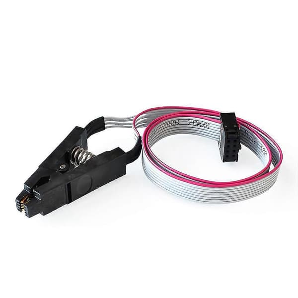 CH341A 24 25-serien EEPROM Flash BIOS USB-programmeringsmodul + SOIC8 SOP8 Testklämma för EEPROM 93CXX / 25CXX / 24CXX As shown