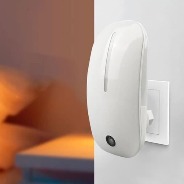 LED Natlampe - Noname - 2 stk. - Lyssensor - 20000T - Hvid.