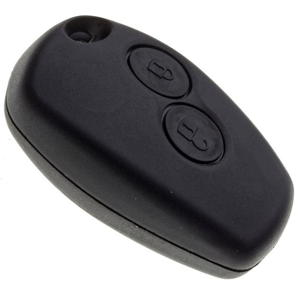 Bladlöst nyckelskal som är kompatibelt med Renault Clio 3, Twingo 2, Master 3, Kangoo 2, Trafic och Modus - 2-knapps fjärrkontroll Utility Car Flip Key Case