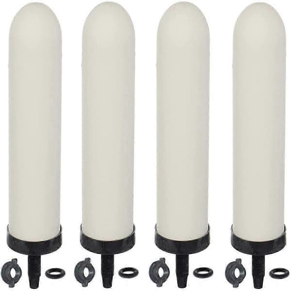 4-pack Ersättningskeramiskt vattenfilter Kompatibelt med vattenfiltreringssystem