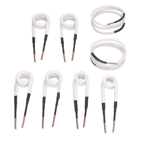 8pcs Brass Core Induction Heater Coil 3mm Set for Bolt and Nut Removal