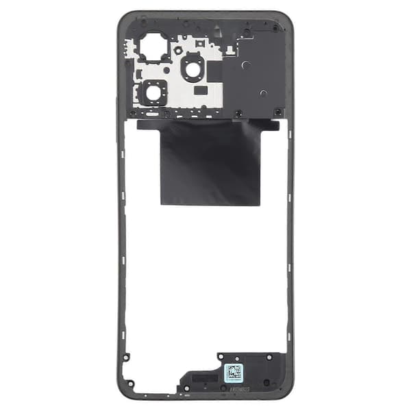 Til Realme C53 4G RMX3760 Mellemramme Bezel Plade Black