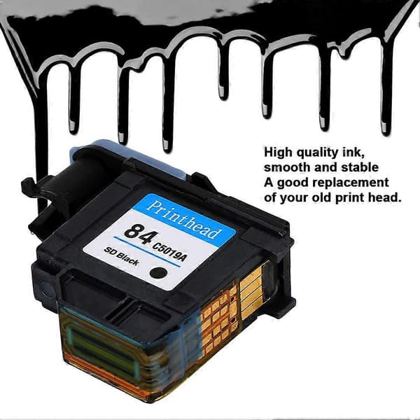 Til HP84 C5019A Poleret Dyse Sort Printhoved til HP Designjet 30/90R/130 Serie