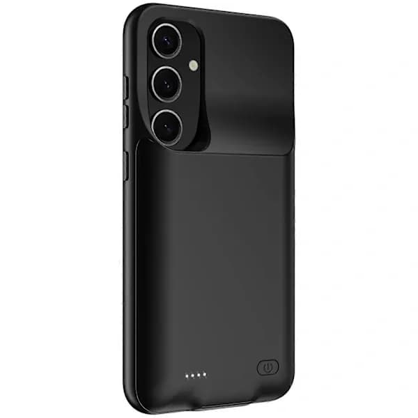 For Samsung Galaxy S24 10000mAh External Battery TPU+ABS Charging Case with LED Indicators