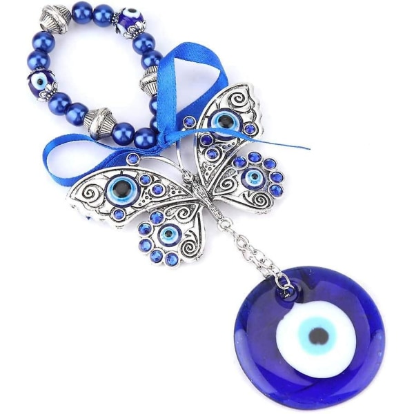 Turkiskt blått hänge med onda ögat hängande hänge Amulett Välsignelse Väggdekor Heminredningsskydd Muslim Lycka till Inflyttningspresent