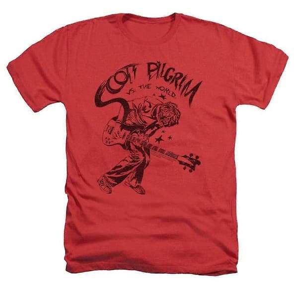 Scott Pilgrim Rockin T-paita L