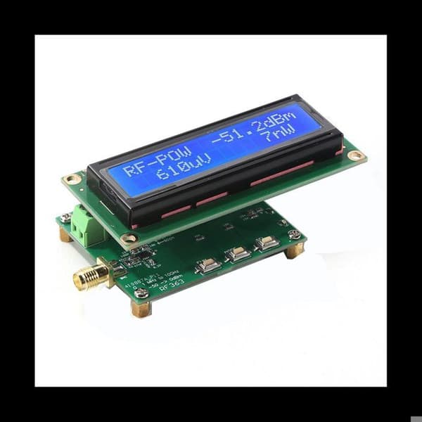 Praktisk Multifunktions Effektmåler 1 MHz-10 GHz -50-0 dBm Programmerbar RF Effekt Dæmpningsværdi Måler