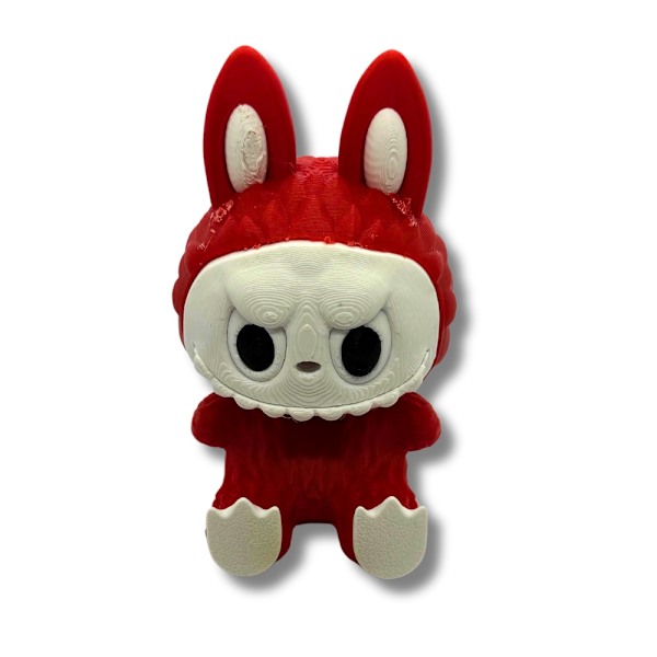Labubu Pop Mart Monsters Spännande Bordsfigur Leksak Röd M Red m