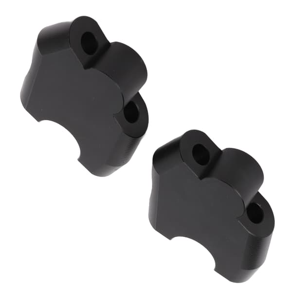 2 PCS Handlebar Clamp Aluminum Alloy Replacement for CB500F CB500X 2013-2017 Black
