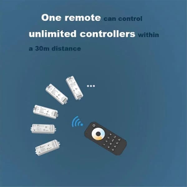 Universal Fjernbetjening RGB+CCT Smart Lysdæmper RT6