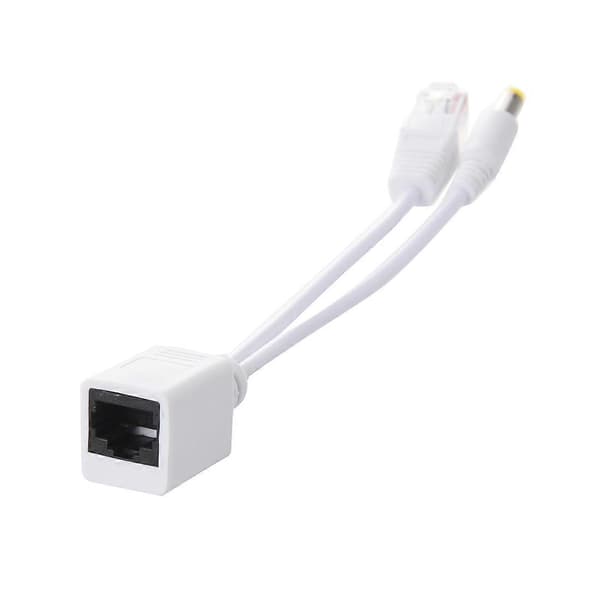 Passiv Power over Ethernet PoE-adapterinjektor + splitter-sæt 5v 12v 24v 48v