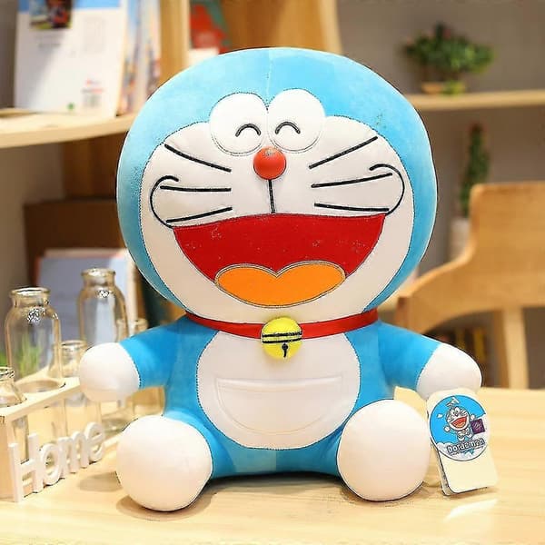 Anime Doraemon P Legetøj Udstoppede Bløde Dukker Børn- laugh 28cm