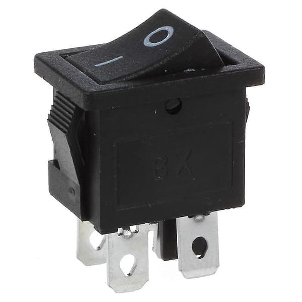 10 stk. x 4-benede tænd/sluk 2-positions DPST-vippekontakter 10A/125V 6A/250V AC
