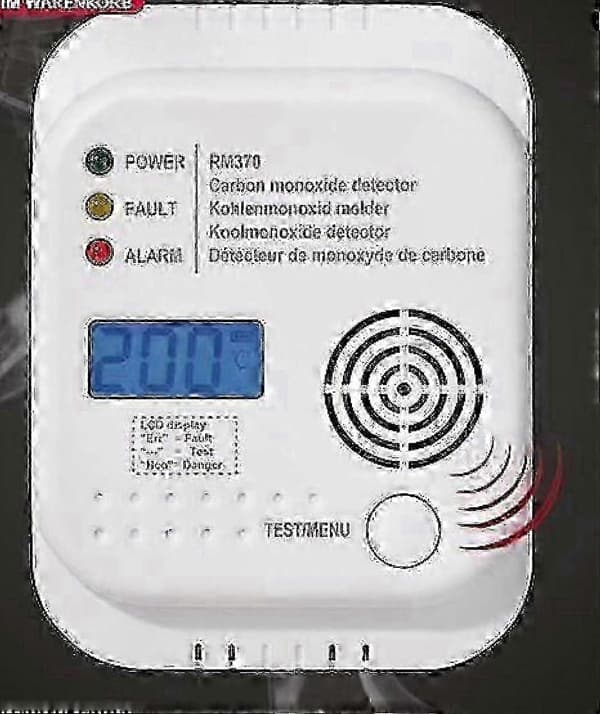 AURA CO Häkävaroitin Kaasuvaroitin Varoitin Häkävaroitin LCD