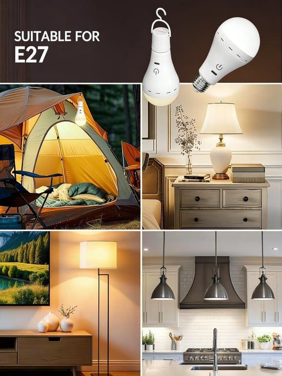 2 pcs Rechargeable E27 LED Bulbs LED Lighting 3 Color Temperatures - with Remote Control / Rechargeable / Timer Function Wireless Emergency Lighting