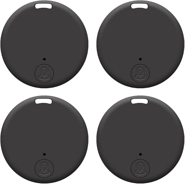 4 stk GPS-tracker Smart Locator med Bluetooth, Mini trådløs tracker, nøgle