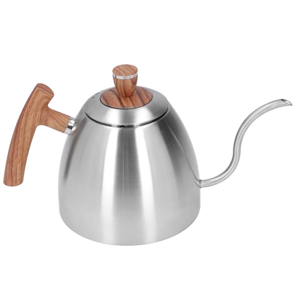 Hell over vannkoker 800ml rustfritt stål rustfri ergonomisk svanehalstut bakelitthåndtak
