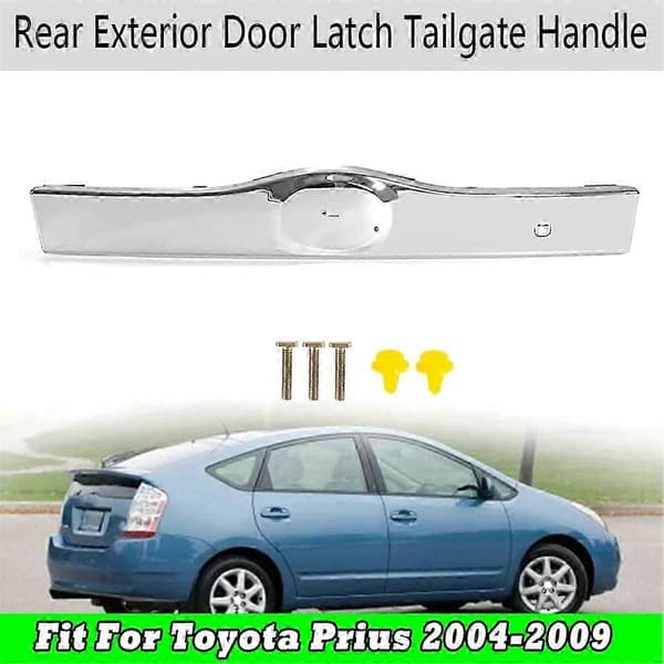Bakre utvendig dørhåndtak bagasjeluke for Prius 2004-2009 Chrome