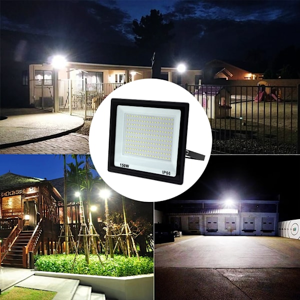 Høy Lysstyrke LED Flomlys 100W 200W 300W IP66 Vanntett Flomlys For Hage Gate Utendørs Belysning 10W