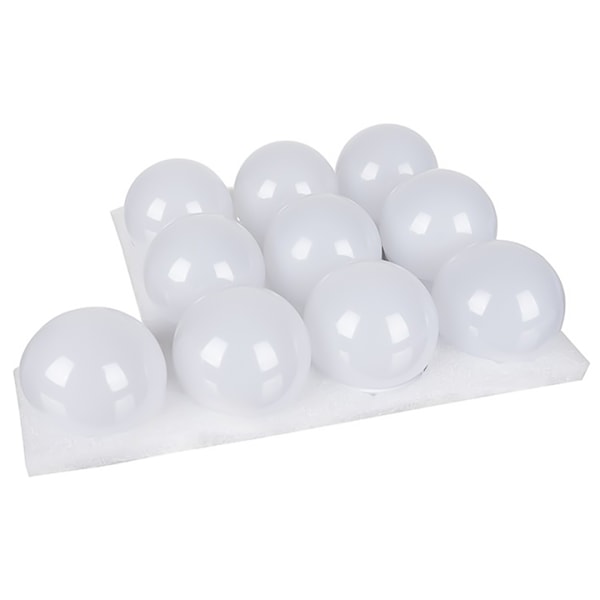 LED-lampor för sminkspegel sminkbord - Fästs runt spegeln White Vit
