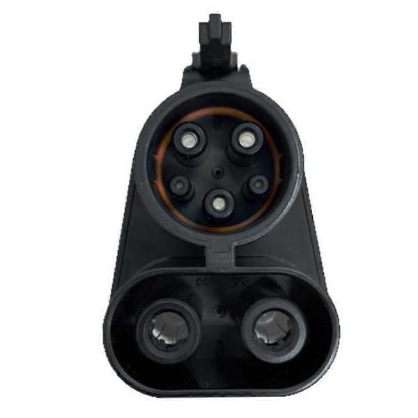 Bil CCS2 til CCS1 Adapter EV Lader Koble Adapter AC+DC 250A Elektrisk Kjøretøy Lader Hurtiglading Black