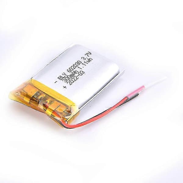 3.7v 300mah Li-ion 602030 Li-polymer Oppladbart Batteri