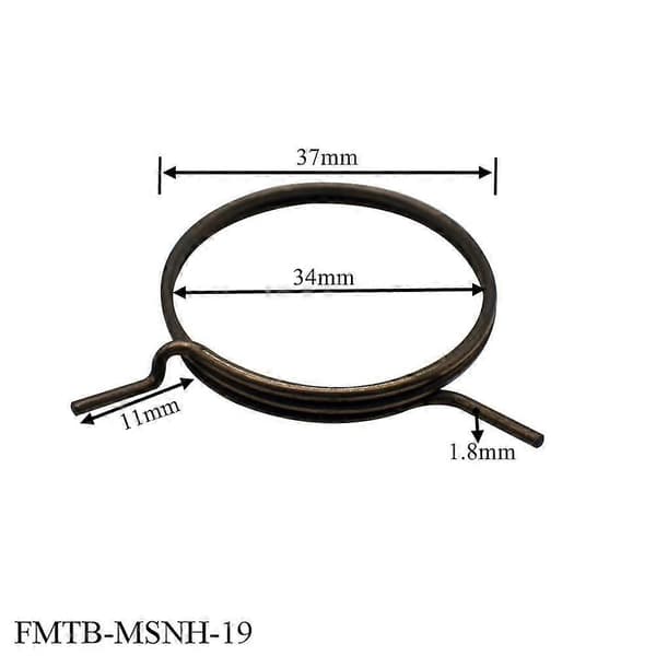 Door Handle Replacement Springs 5 PCS Black Durable FMTB-MSNH-19