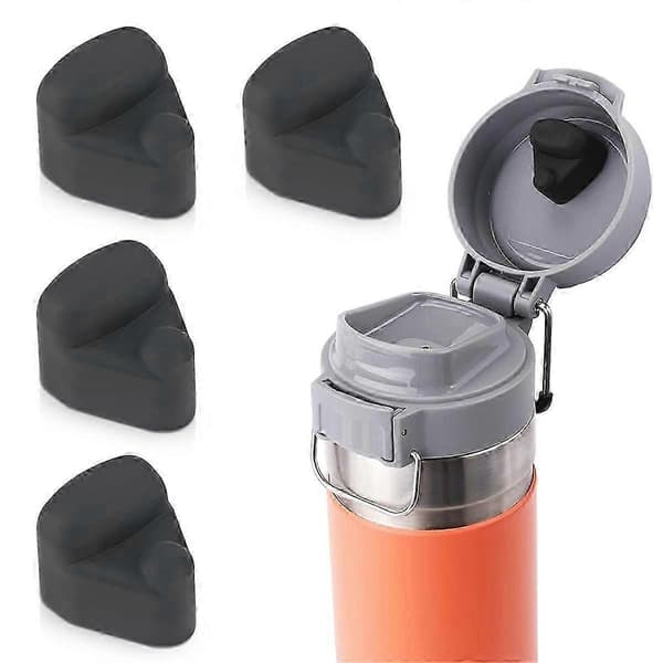 4-delt udskiftningsprop sæt til Stanley Quick Flip Go 24oz 36oz krus i sort